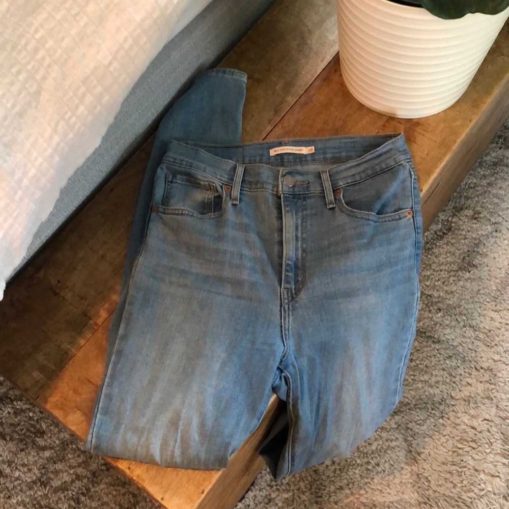 Levi’s mile high skinny jeans